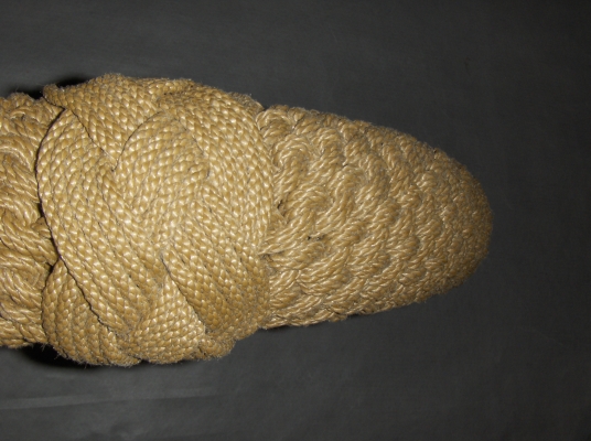 Detailfoto van een turkse knoop